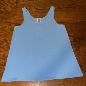 Light blue flowy tank top